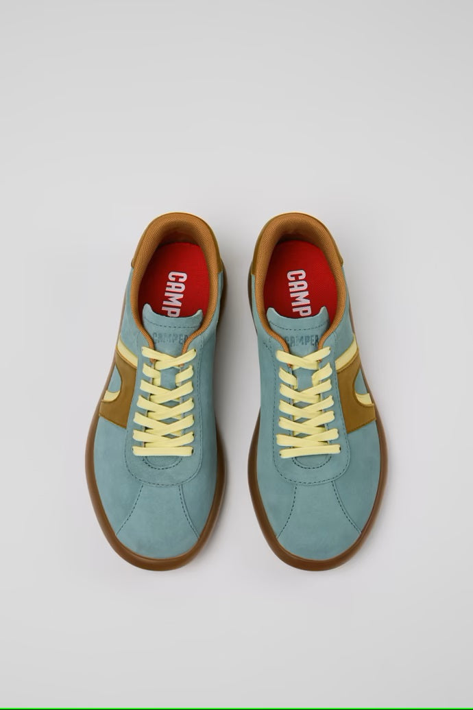 Camper Women's K201608 Pelotas Soller Nubuck Leather Sneakers Multicolour