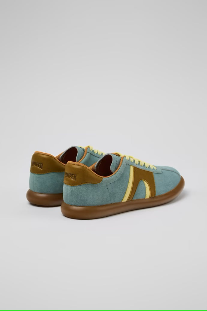 Camper Women's K201608 Pelotas Soller Nubuck Leather Sneakers Multicolour