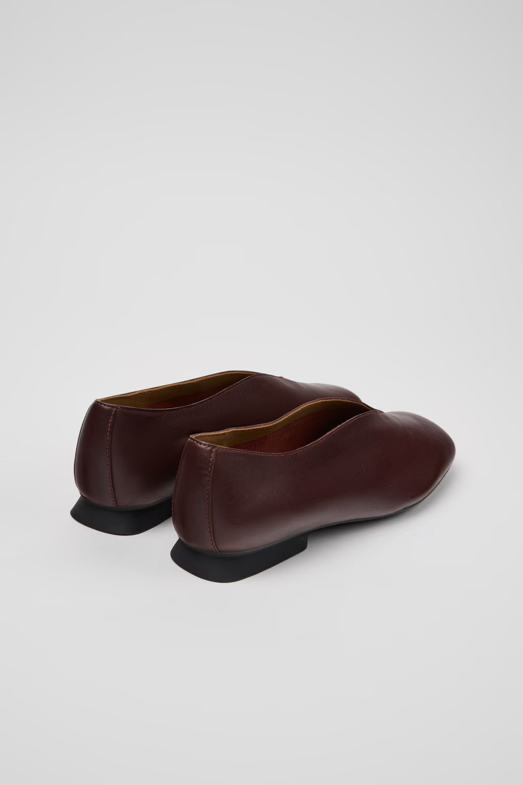 Camper Women's K201751-007 W Casi Myra Leather Shoes Burgundy