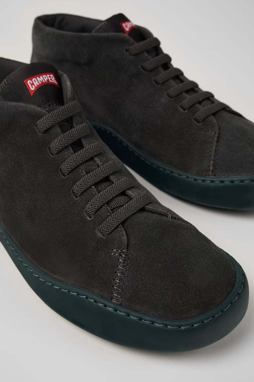 Camper Men's K300305 Peu Touring Ankle Boots Petrol Grey