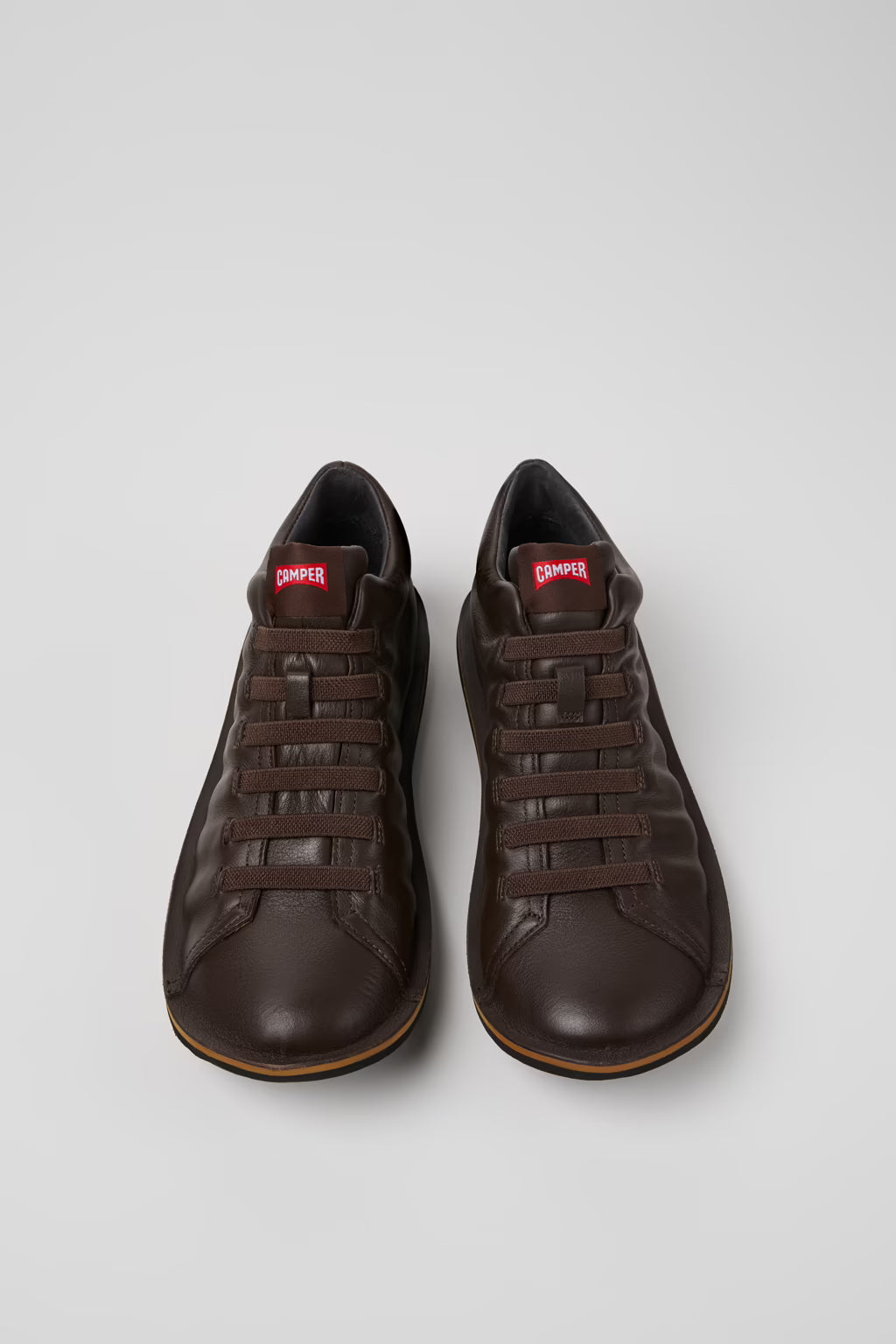 Camper Men's K300479 Beetle Leather Ankle Boot Sneakers Brown