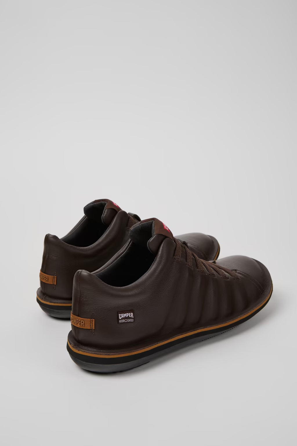 Camper Men's K300479 Beetle Leather Ankle Boot Sneakers Brown