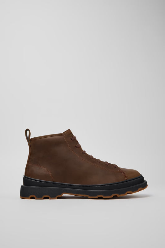 Camper Men's K300535 Brutus Nubuck Leather Ankle Boot Brown