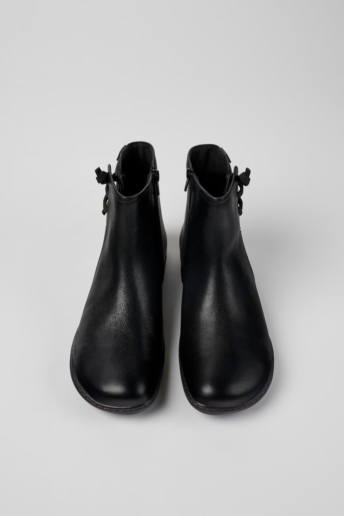 Camper Women's K400676 Peu Leather Ankle Boots Black