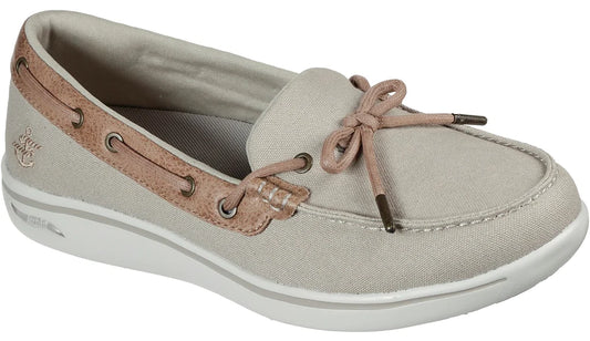 Skechers Womens 136600/NAT Arch Fit Uplift - Shoreline Trainers Natural Beige