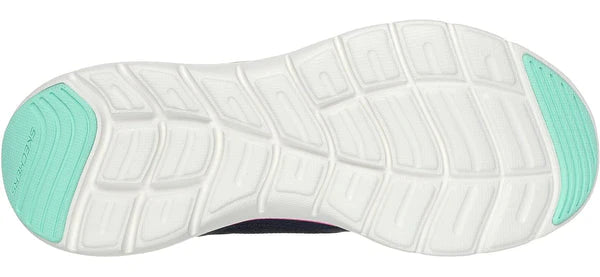 Skechers Women's 150202/NVHP Flex Appeal 5.0 - Fresh Touch Trainers Navy Hot Pink
