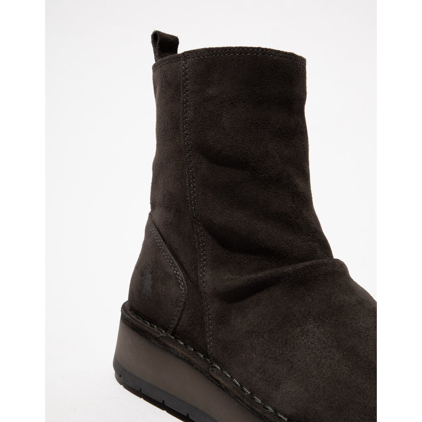 Fly London Women's RENO053FLY Suede Leather Ankle Boots Diesel Brown