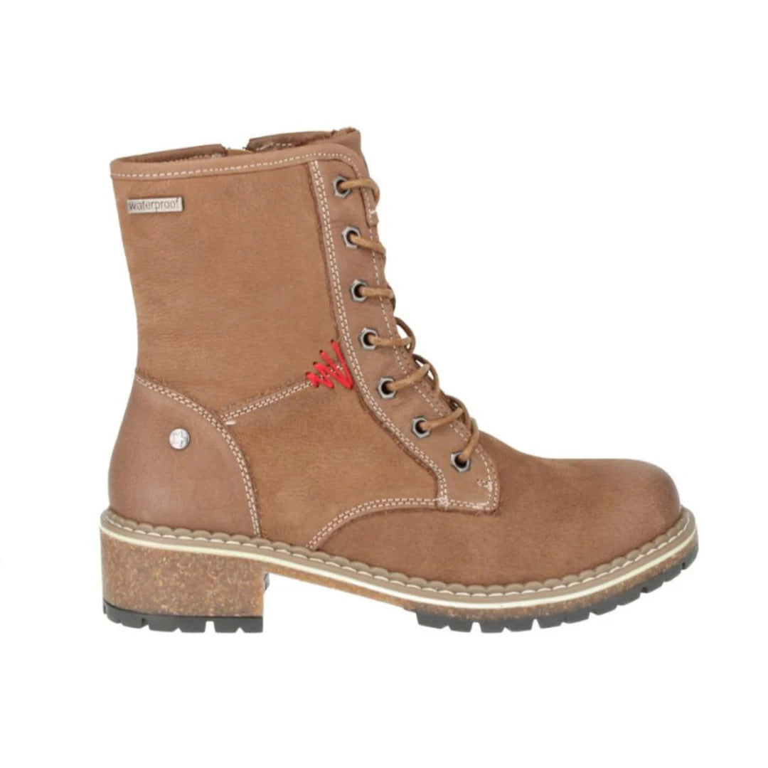 Josef Seibel Women's Waylynn 10 Leather Waterproof Ankle Boots Brown