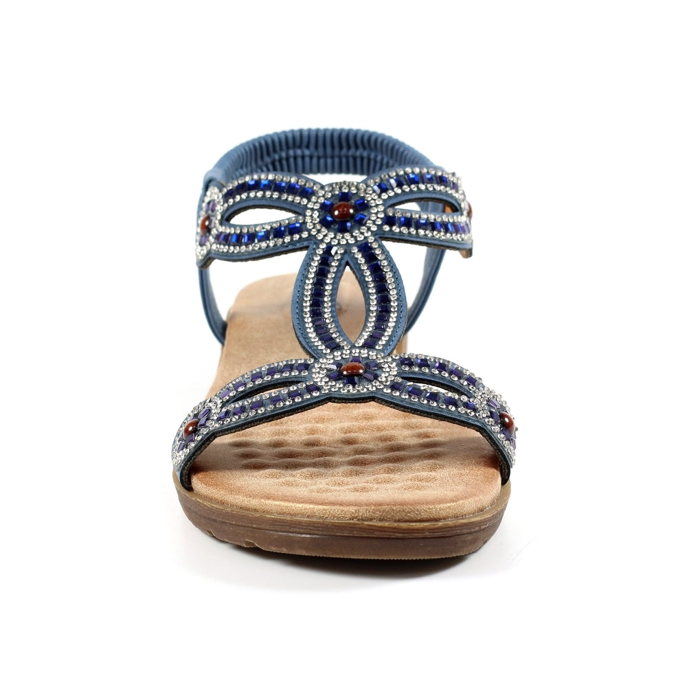 Lunar Women's JLH389 Arraso Sandals Blue