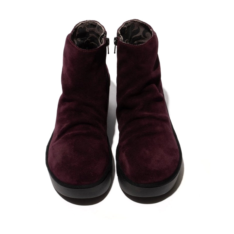 Fly London Women's TULP592FLY Suede Leather Ankle Boots Purple