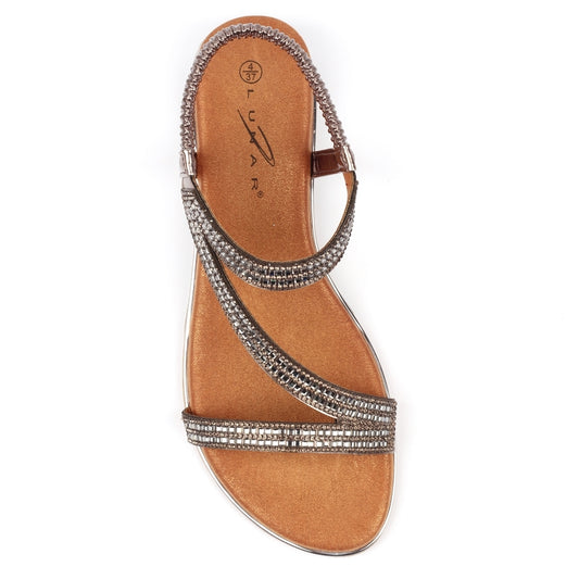 Lunar Women's - JLH321 PW Blaise II Sandals Pewter