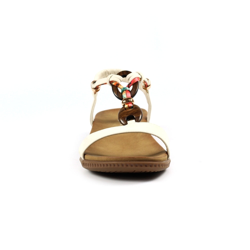 Lunar Women's JLH475 Brava Sandals White