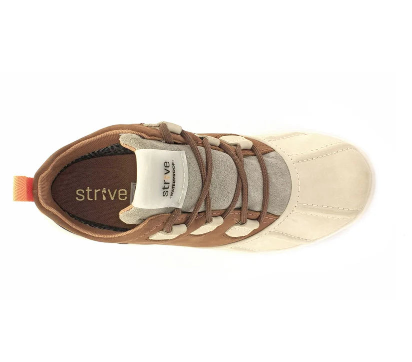Strive Women's Bree WP Leather Ankle Boots Tan Brown