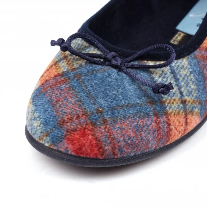 Lunar Women's KLA240 BL Brie Slippers Navy