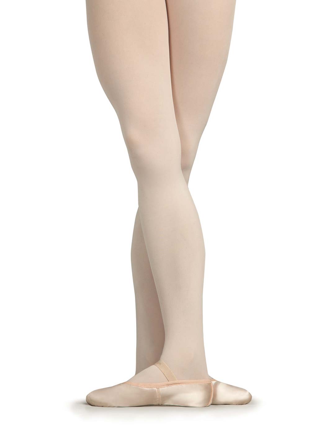Capezio Girls Satin Daisy Ballet Shoes Light Pink