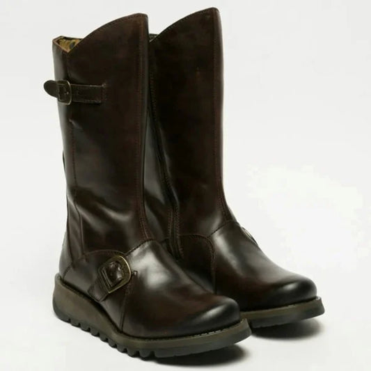 Fly London Women's MES2913FLY Long Boot - Brown