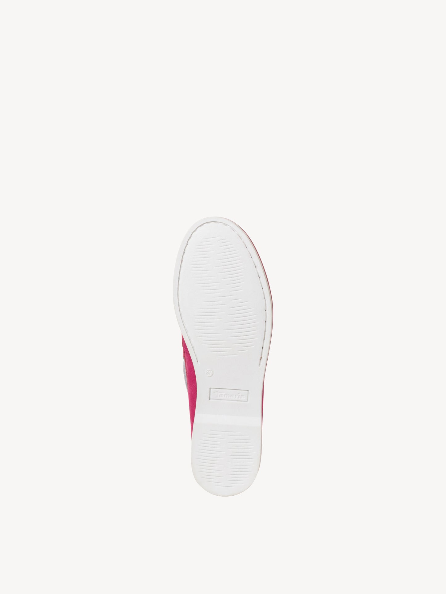 Tamaris Women's 1-23616-42 Leather Moccasin Shoes Fuxia Pink