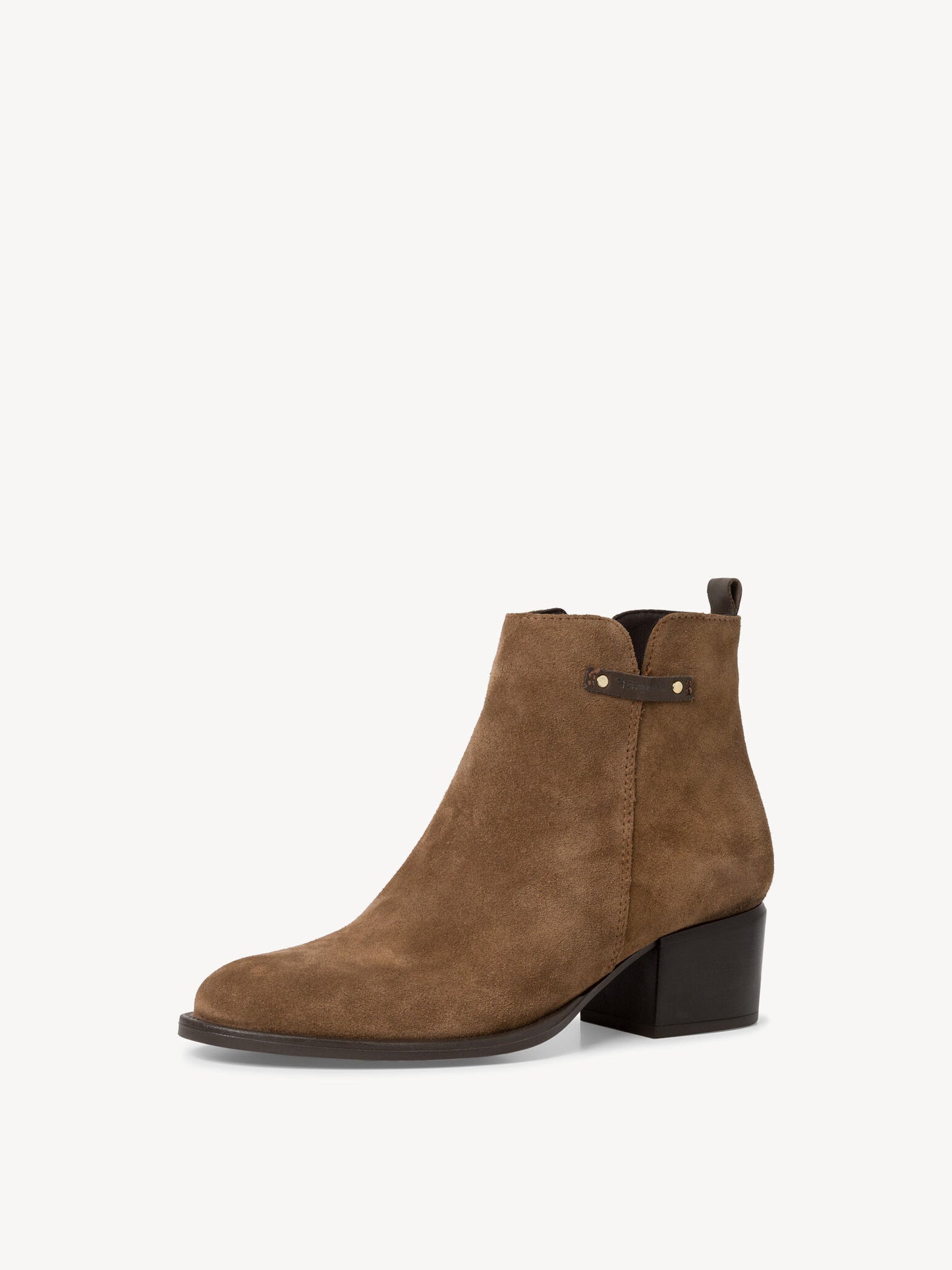 Tamaris Women's 1-25018-41 Leather Ankle Boots Muscat Brown