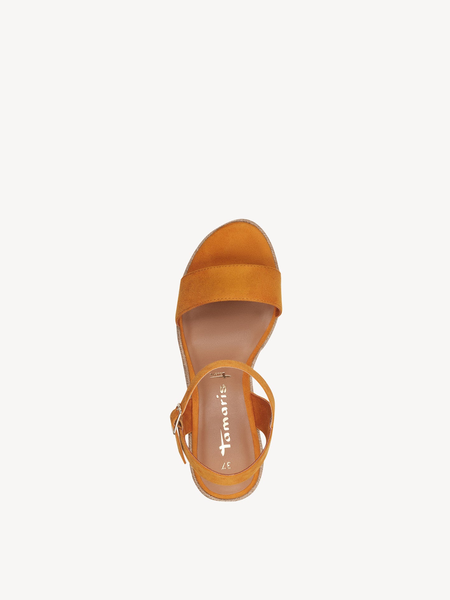 Tamaris Women's 1-28300-42 Wedge Heel Sandals Mango Orange