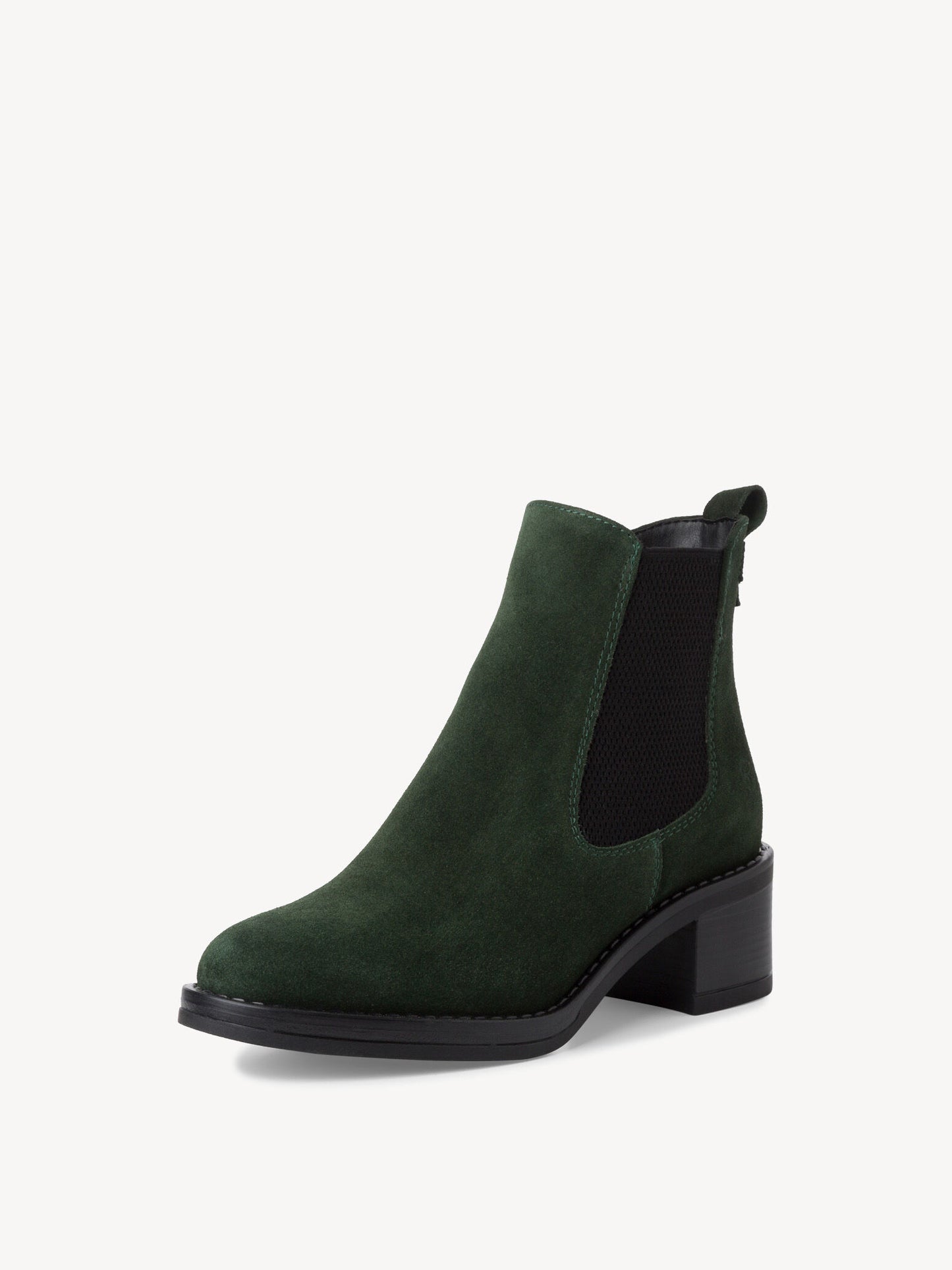 Tamaris Women's 1-25007-43 Leather Ankle Boots Green
