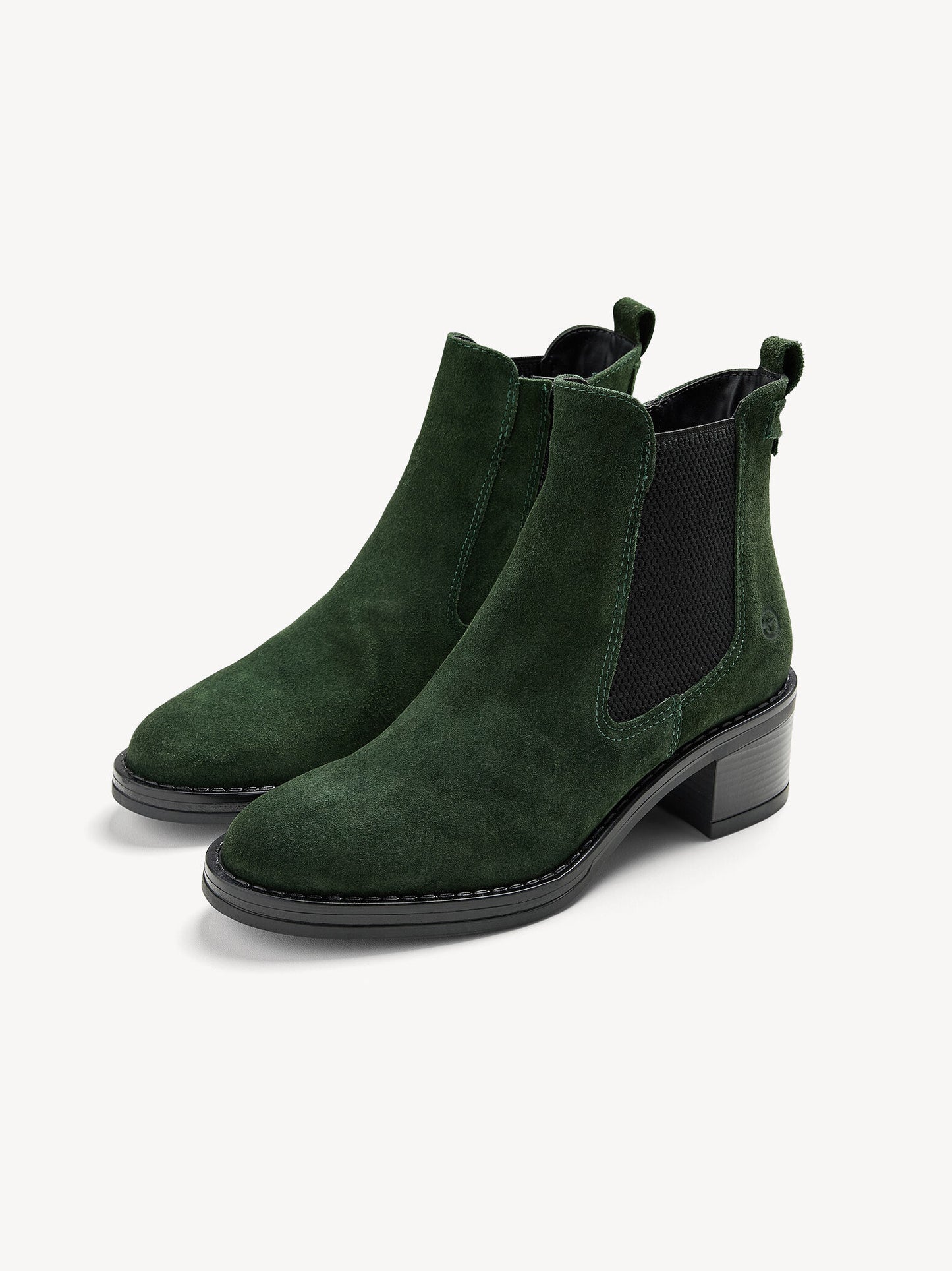 Tamaris Women's 1-25007-43 Leather Ankle Boots Green