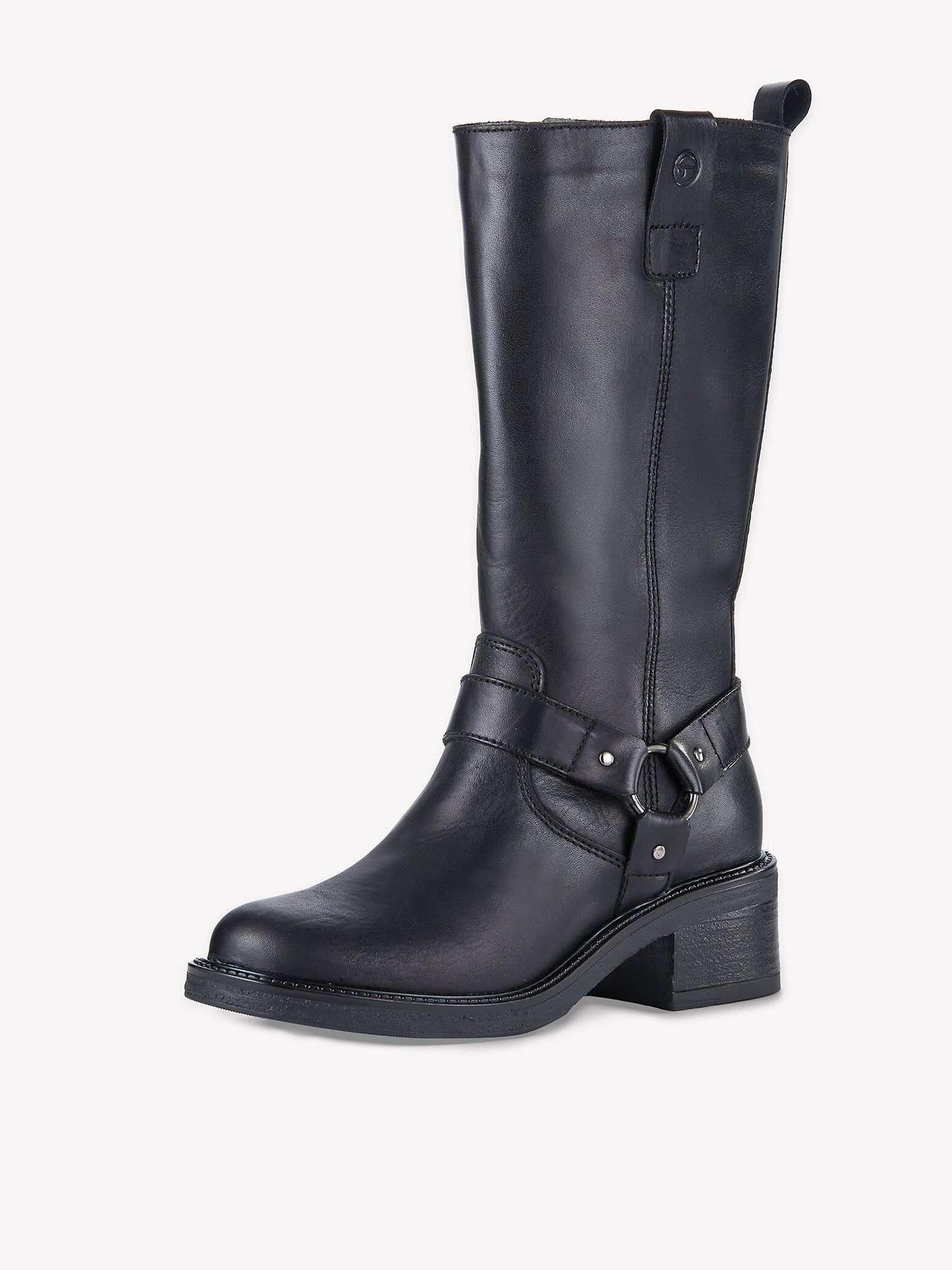 Tamaris Women's 1-25021-43 Leather Boots Black