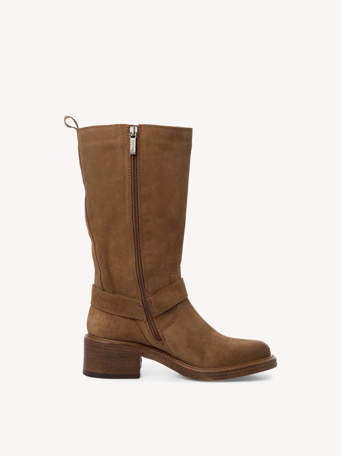 Tamaris Women's 1-25021-43 Leather Boots Camel Brown