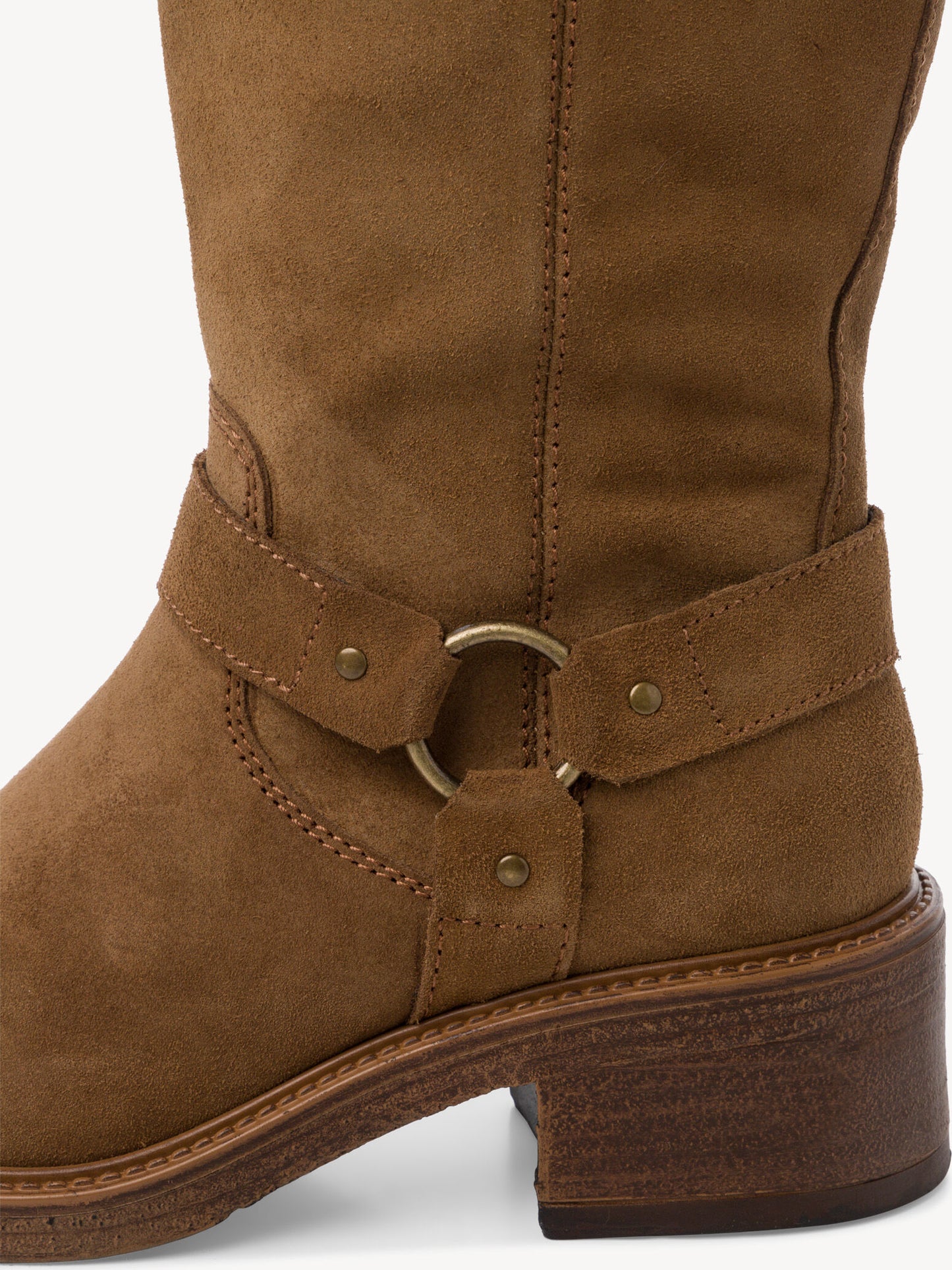 Tamaris Women's 1-25021-43 Leather Boots Camel Brown