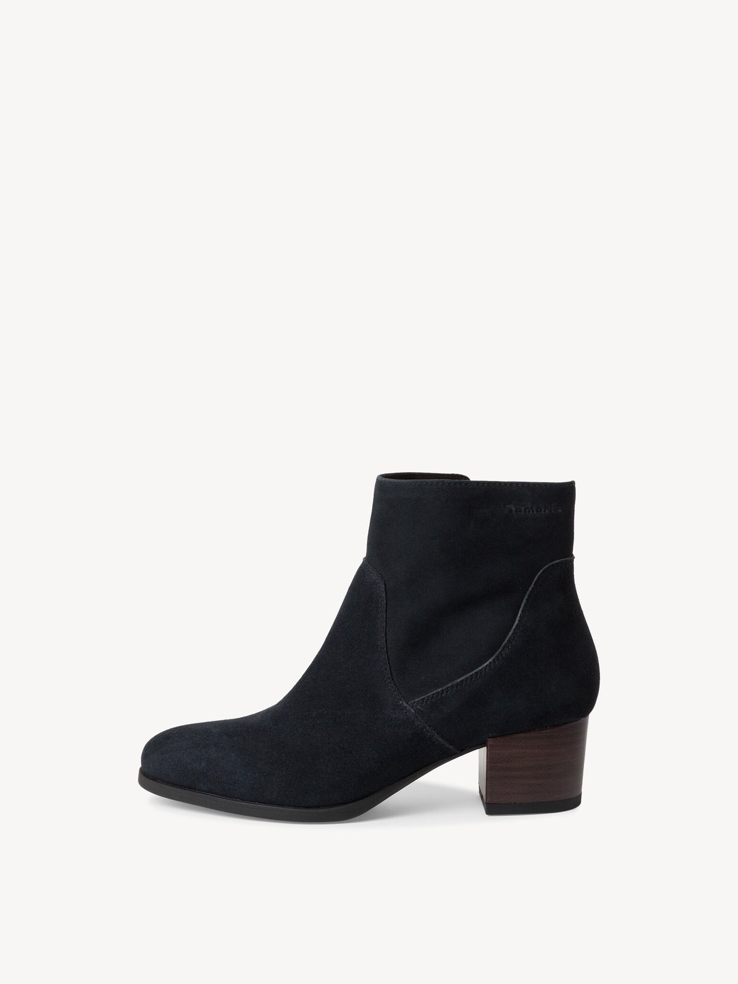 Tamaris Women's 1-25032-43 Leather Ankle Boots Navy Blue