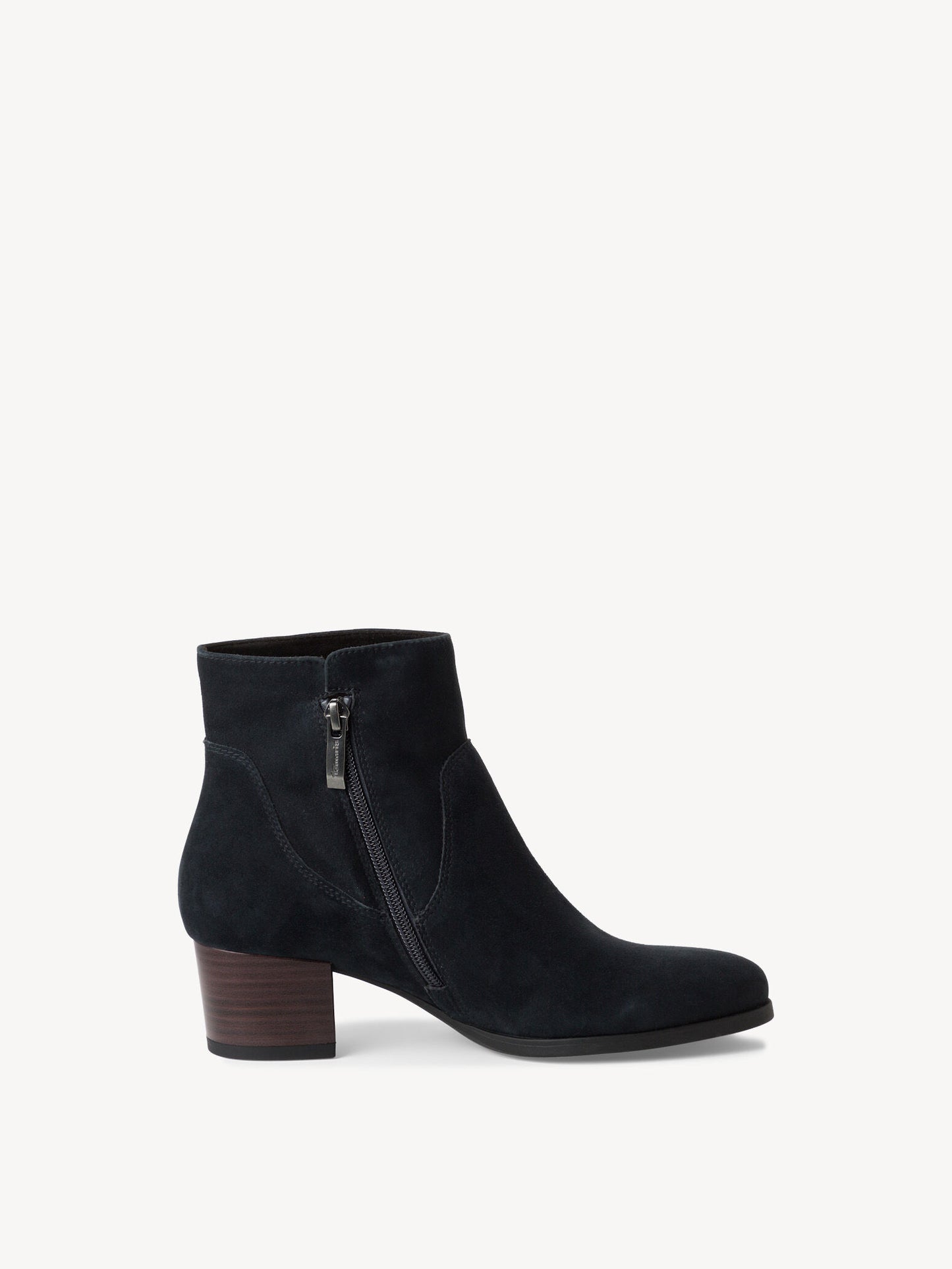 Tamaris Women's 1-25032-43 Leather Ankle Boots Navy Blue