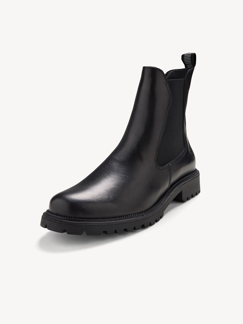 Tamaris Women's 1-26427-41 Leather Chelsea Boots Black
