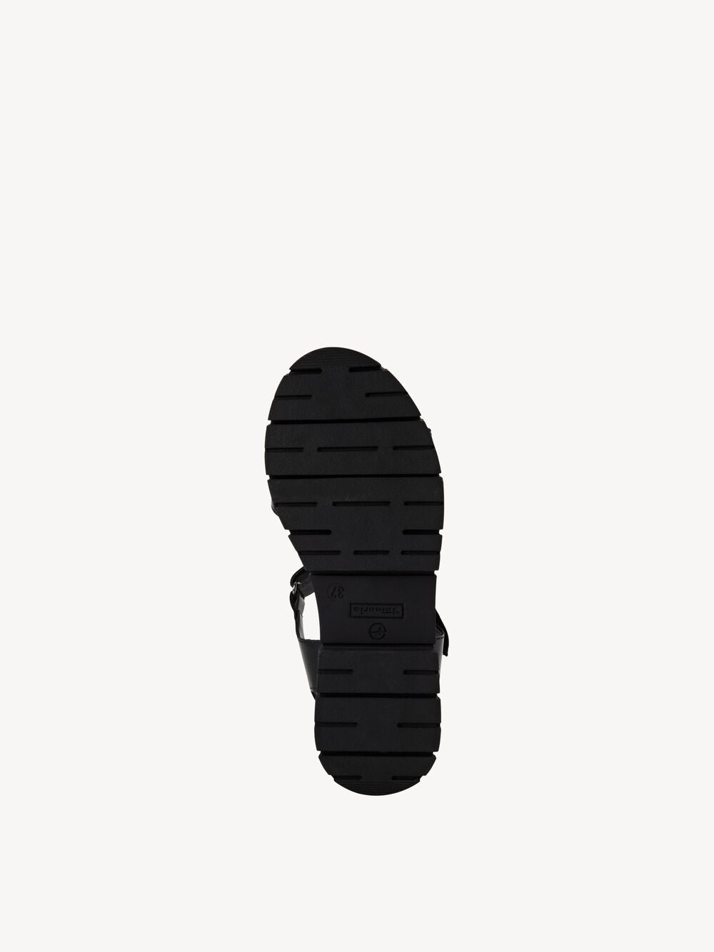Tamaris Women's 1-28209-44 Leather Heeled Sandals Black