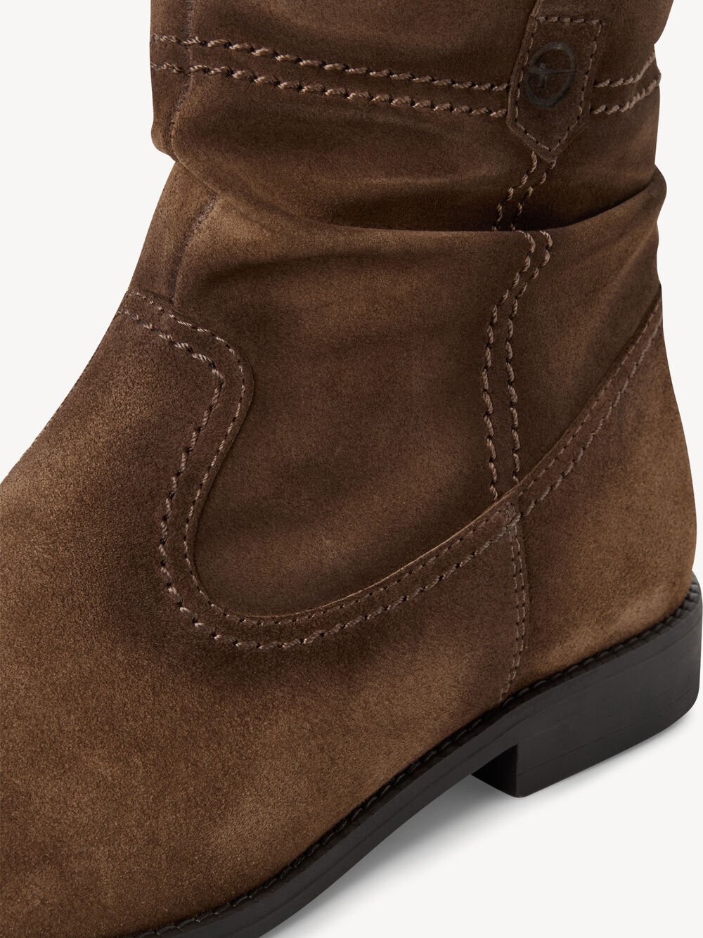 Tamaris Women's 1-25305-45 Leather Zip Ankle Boots Brown