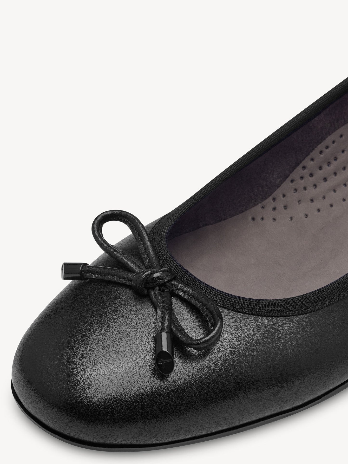 Tamaris Women's 8-82102-42  Leather Ballerina Shoes Black