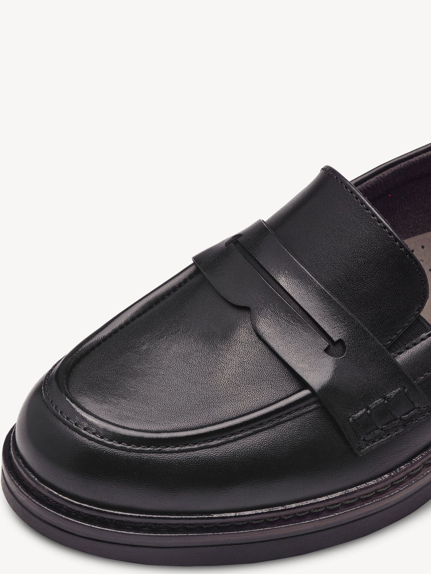 Tamaris Women's 8-84312-43 Leather Slipper Loafer Shoes Black