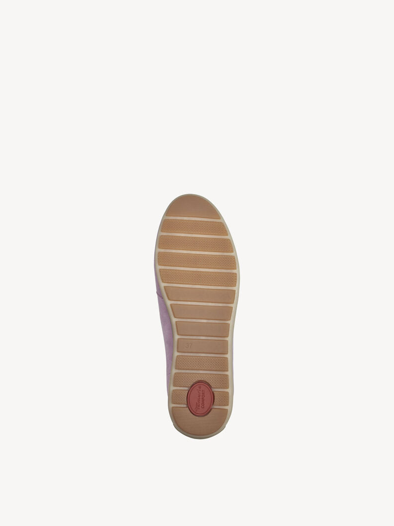 Tamaris Women's 8-84600-44 Leather Slipper Shoes Lilac Suede