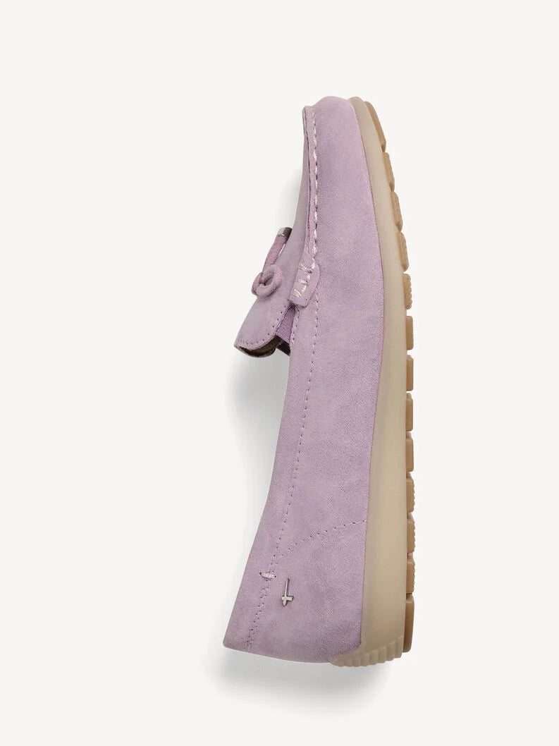 Tamaris Women's 8-84600-44 Leather Slipper Shoes Lilac Suede