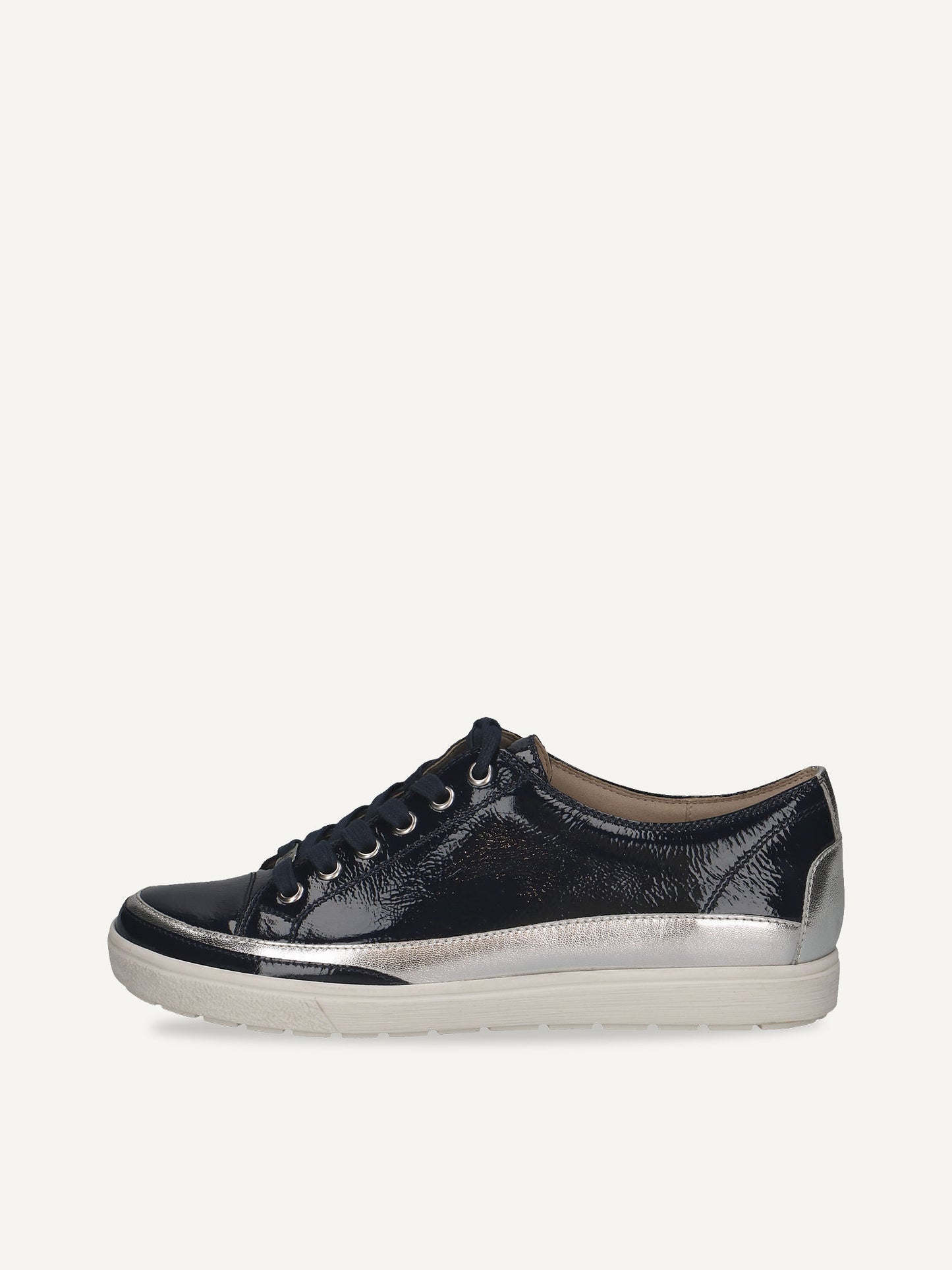 Caprice Women's 9-23654-42 Casual Leather TrainersOcean Blue Combi