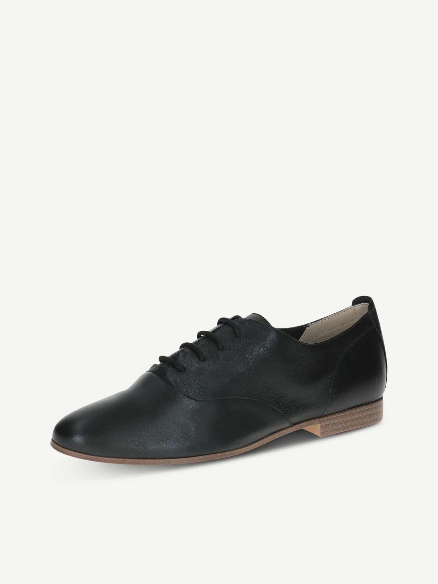 Caprice Women's 9-23200-46 Leather Lace-Up Shoes Black Nappa