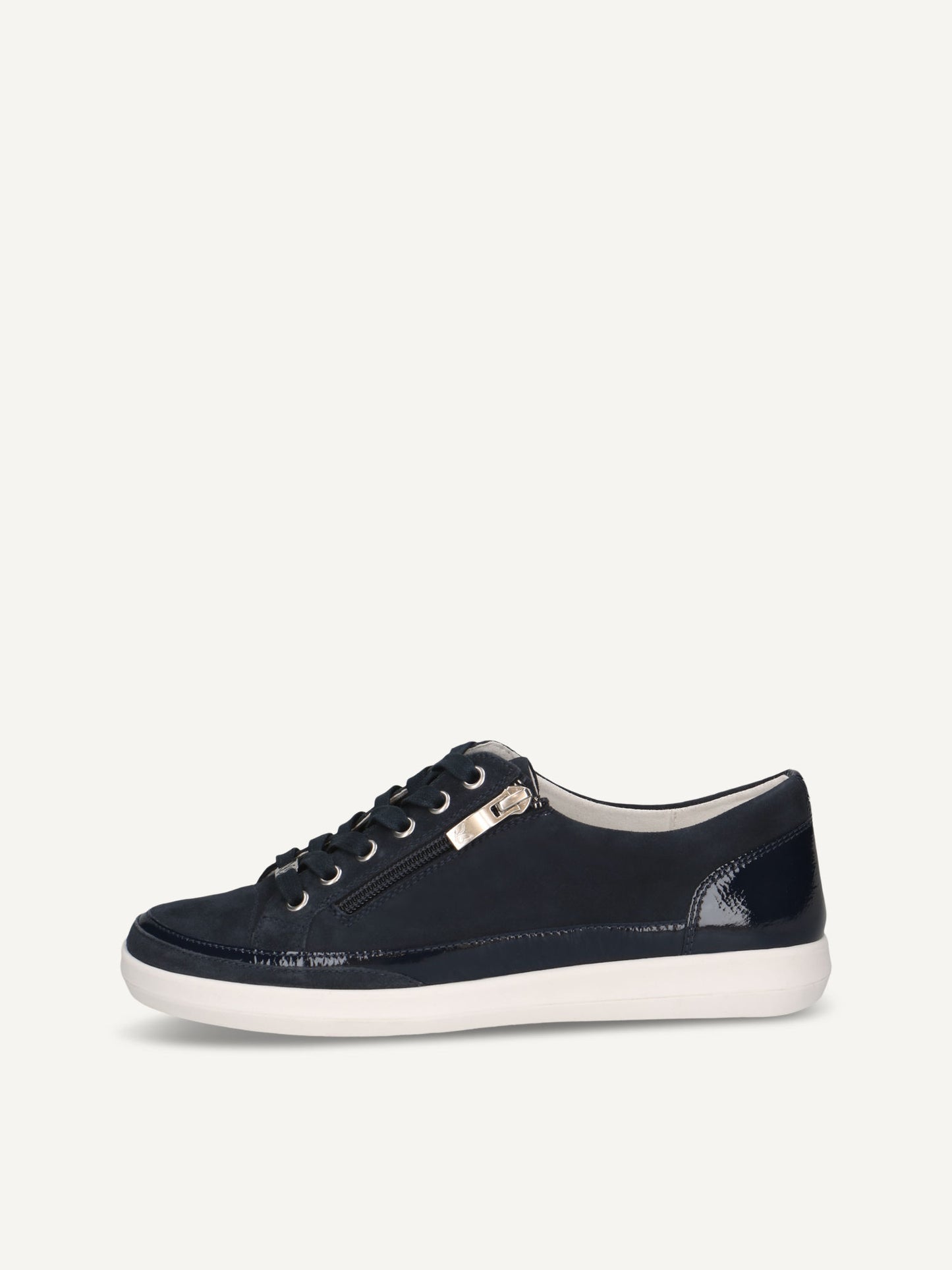 Caprice Women's 9-23706-44 880 Casual Leather Sneakers Ocean Blue Combi