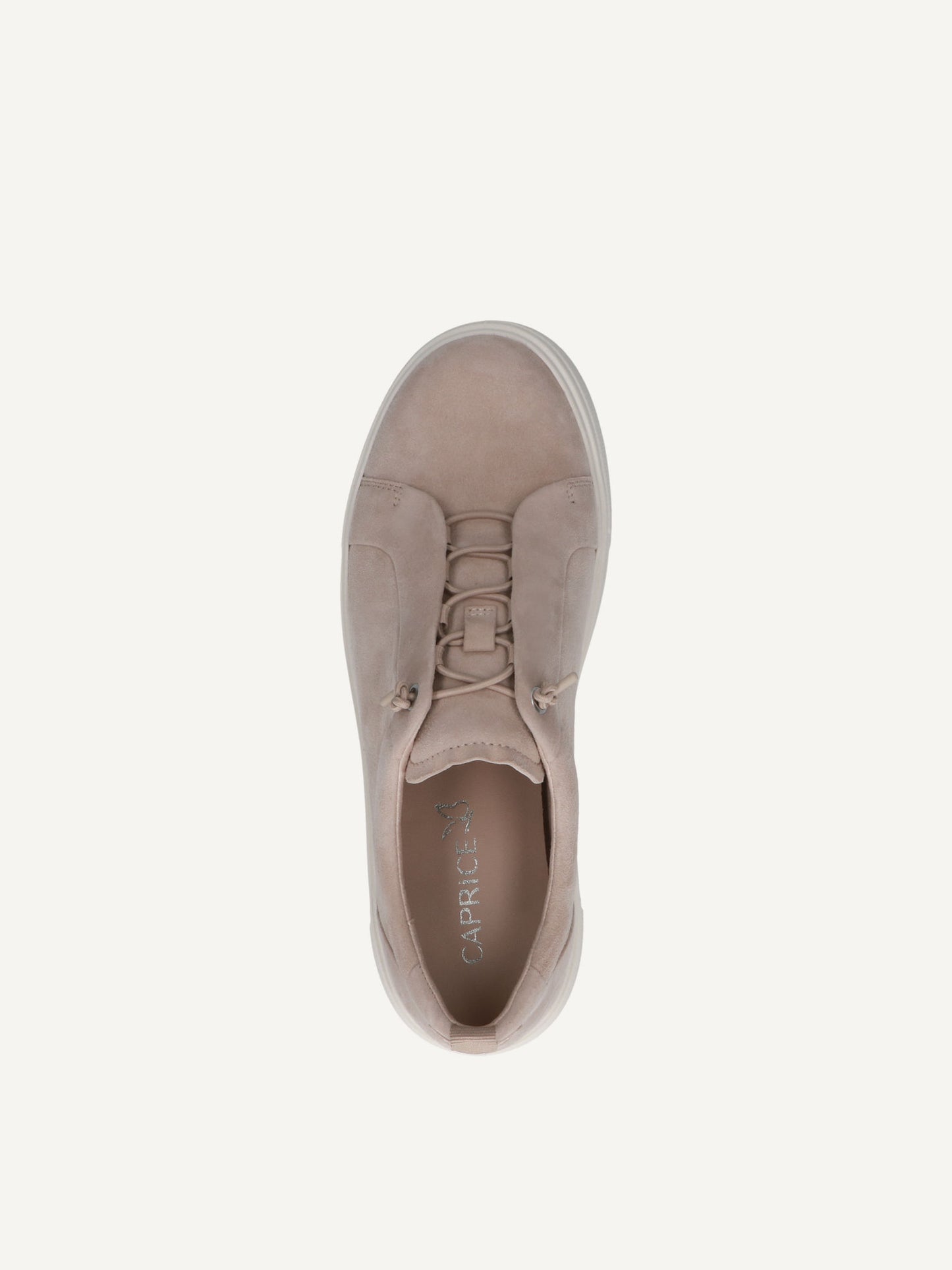Caprice Women's 9-23709-44 318 Casual Leather Trainers Sand Suede