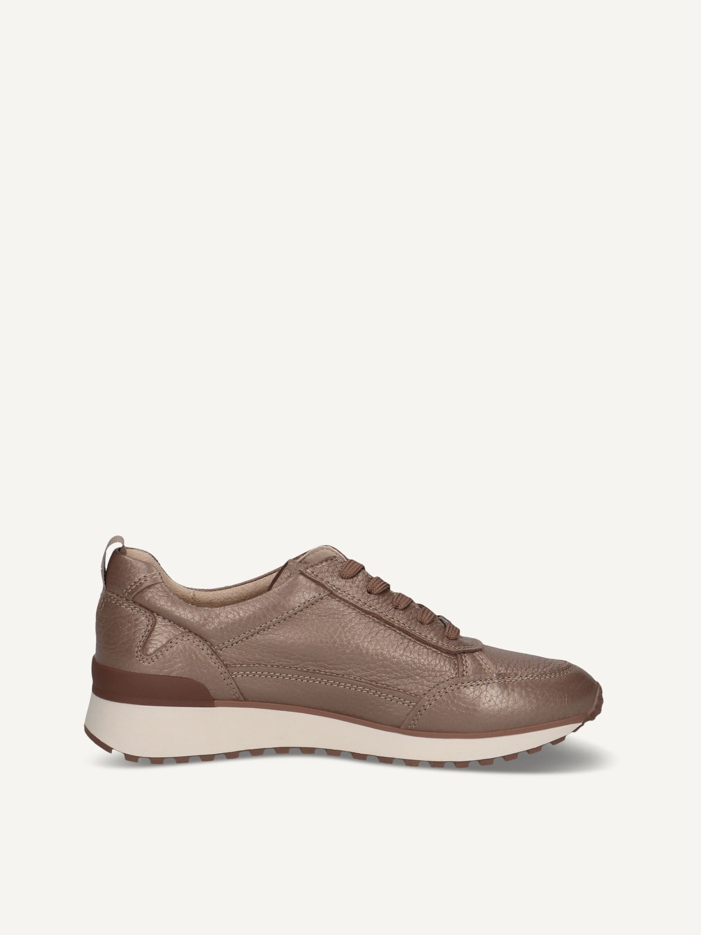 Caprice Women's 9-23711-43 Leather Lace-Up Sneaker Shoes Titan Deer