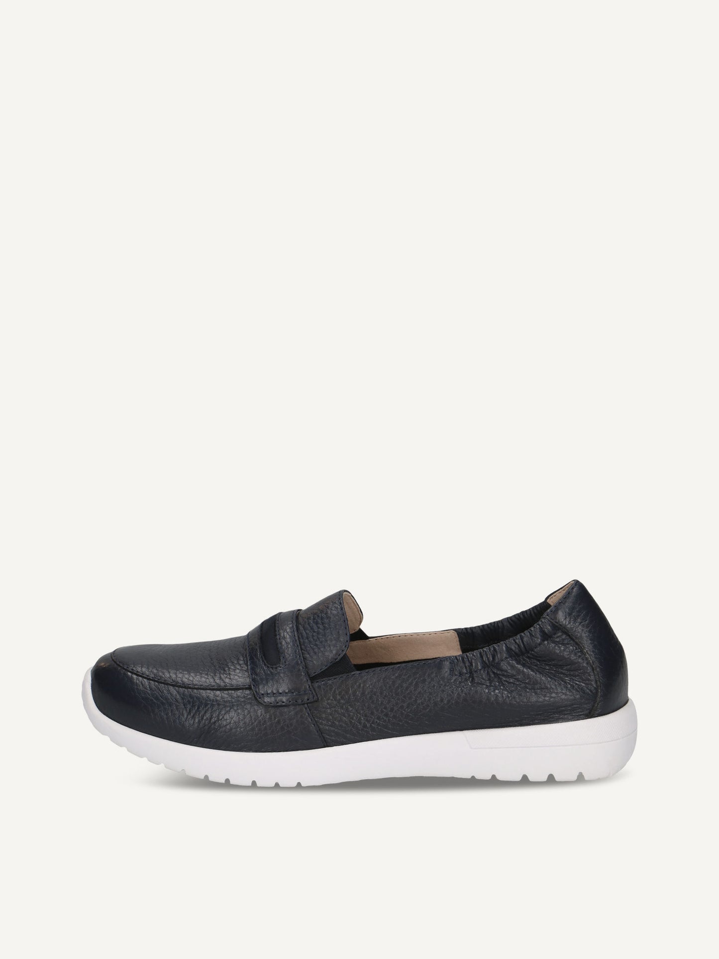 Caprice Women's 9-24702-44 877 Leather Slip-On Loafers Shoes Ocean Blue