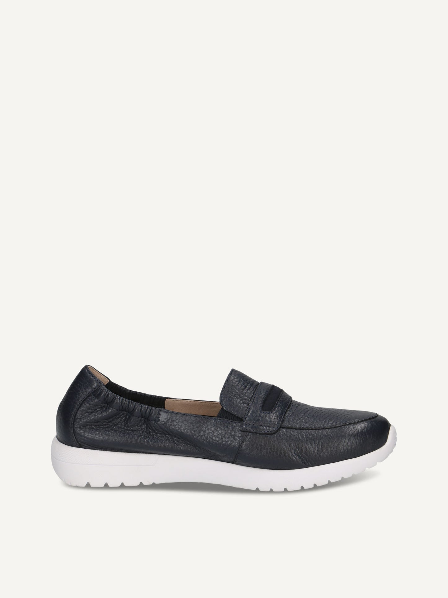 Caprice Women's 9-24702-44 877 Leather Slip-On Loafers Shoes Ocean Blue
