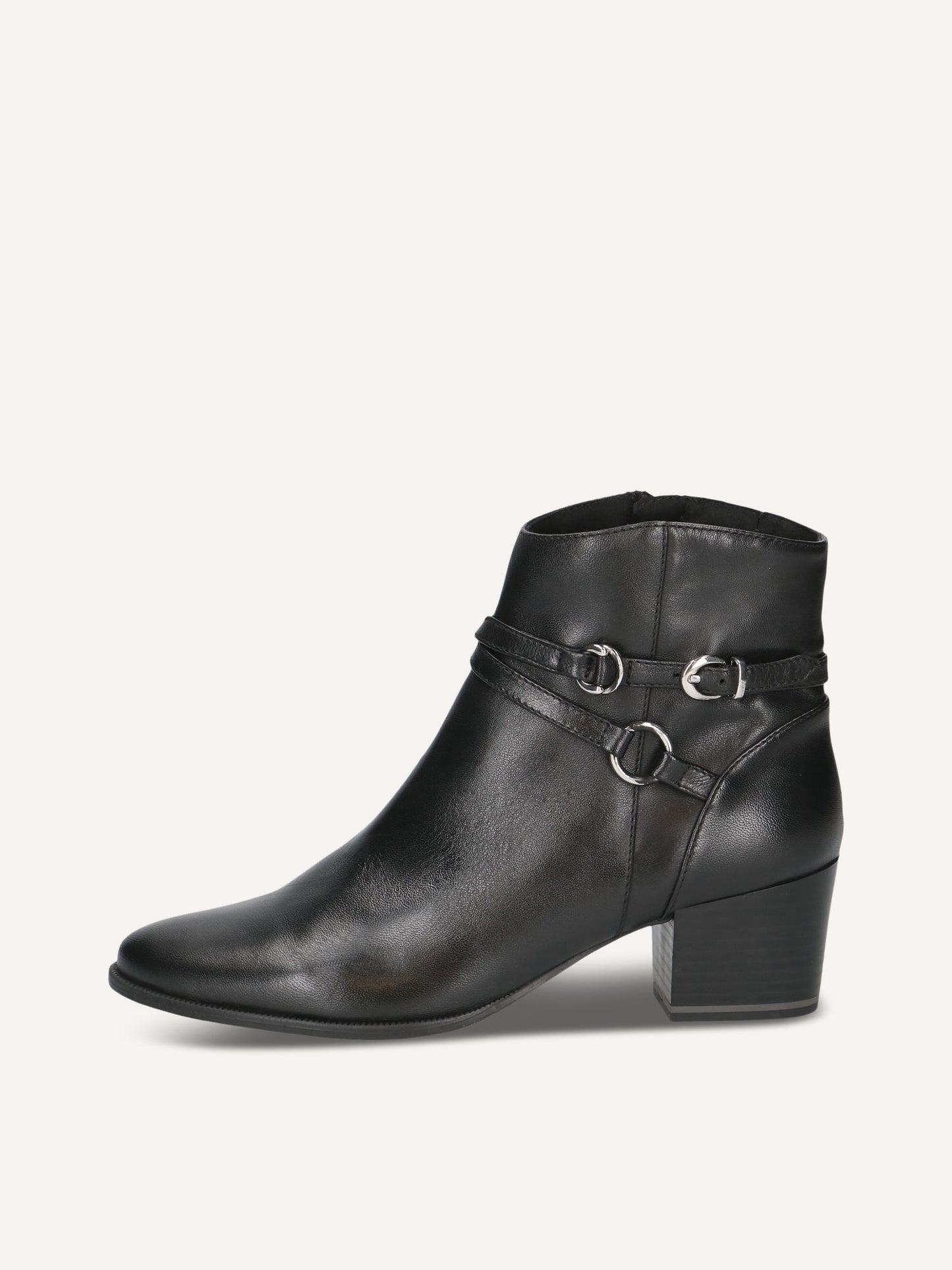 Caprice Women's 9-25303-45 Nappa Leather Ankle Boots Black