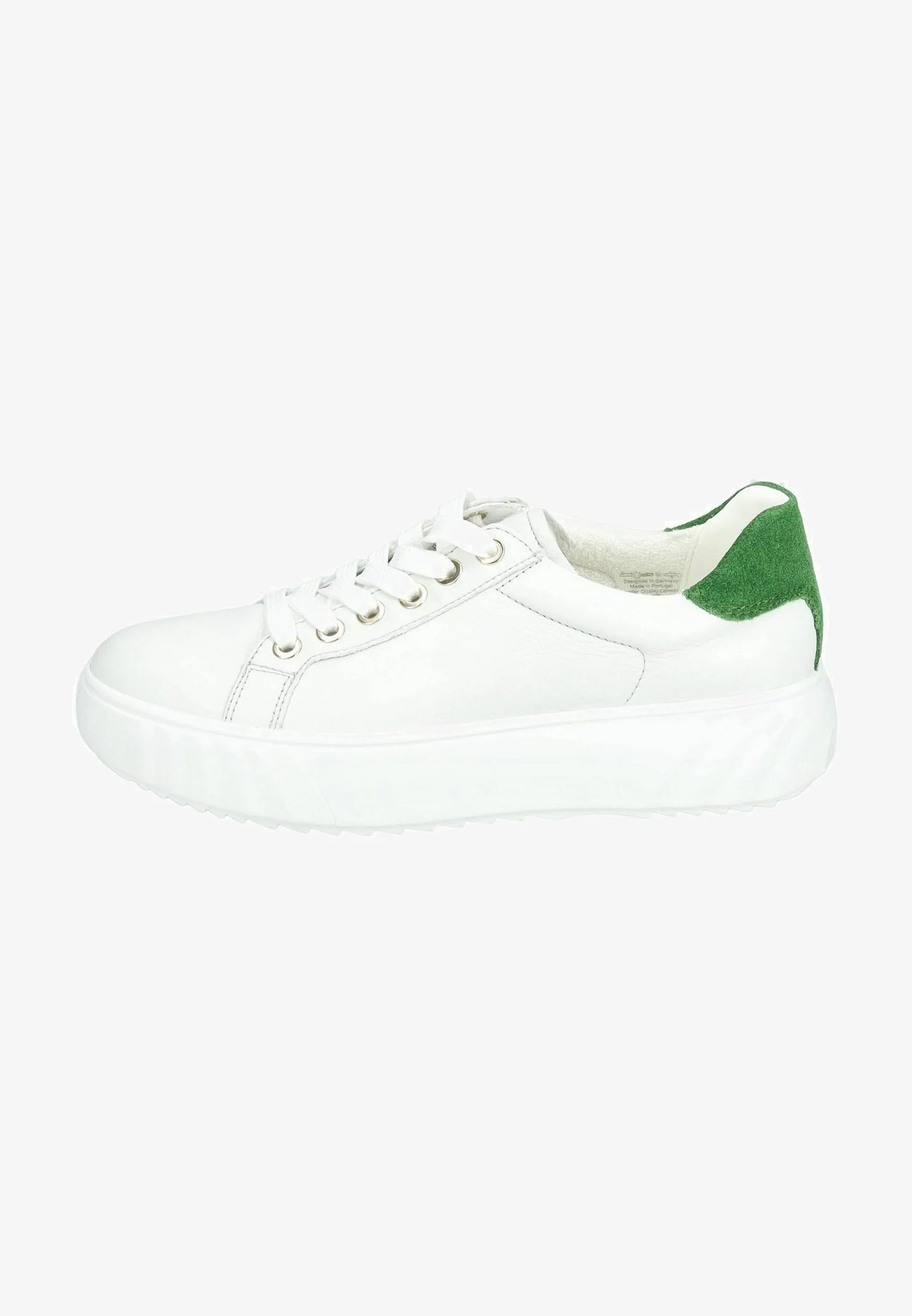 Ara Women's 1246523 Monaco Leather Sneakers Nebbia Grass White