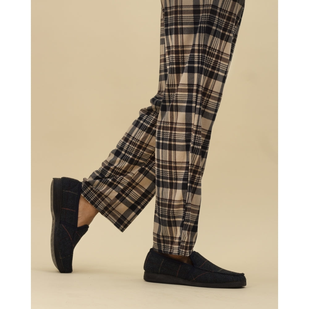 Lunar Men's KMD103BL Lazy Dogz Eisenhower II Slippers Navy