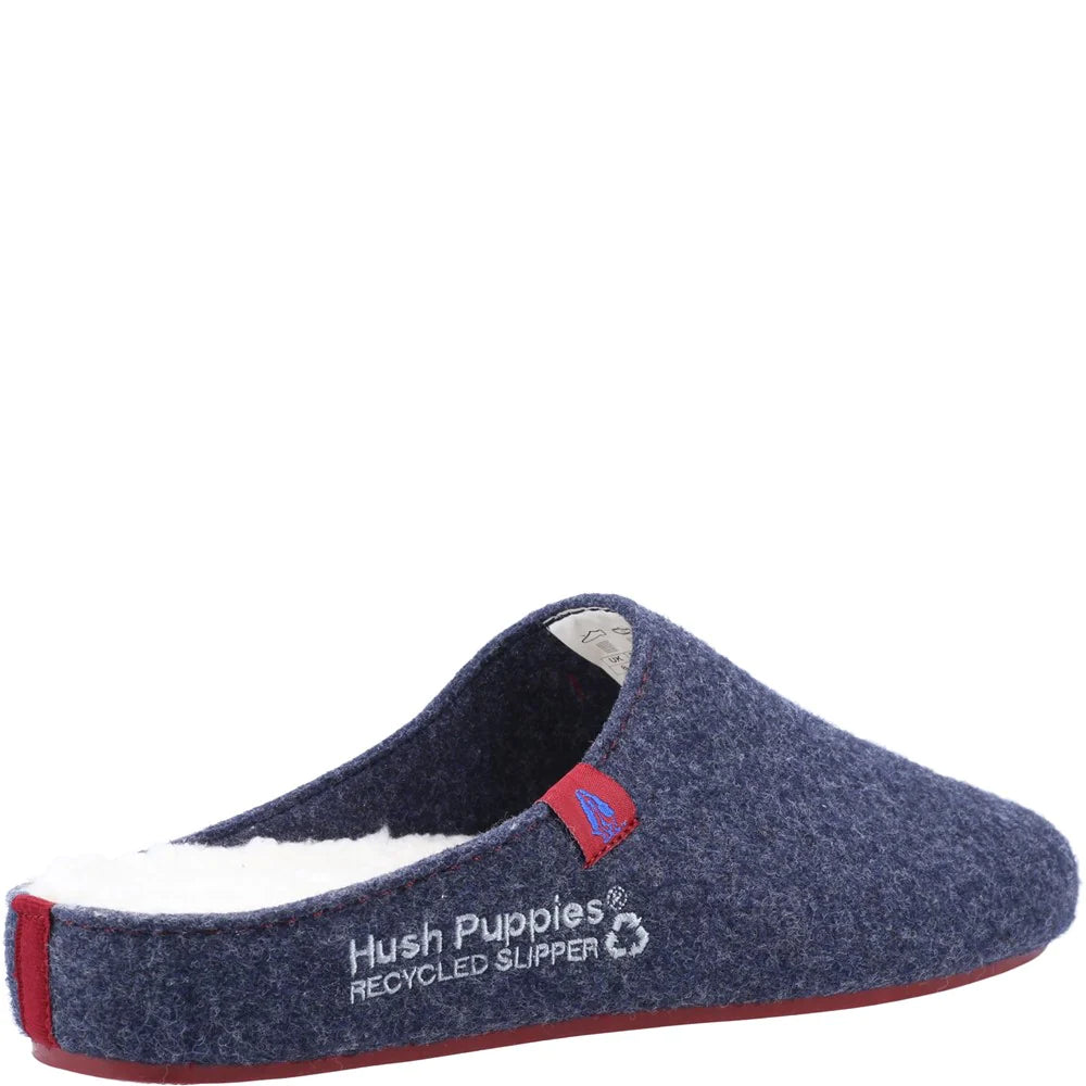 Hush Puppies Men's Recycled The Good Slipper Navy Blue