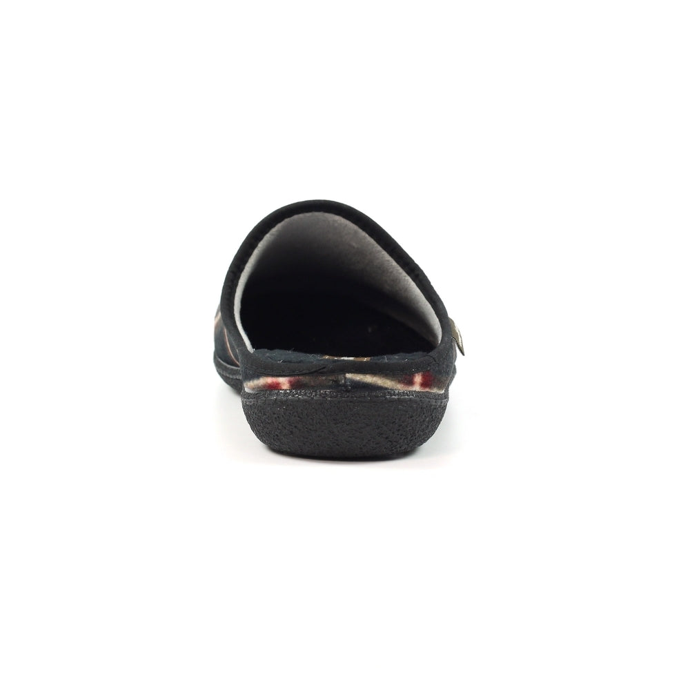 Lunar Men's KMA006 Goodyear Checkmate Slippers Black