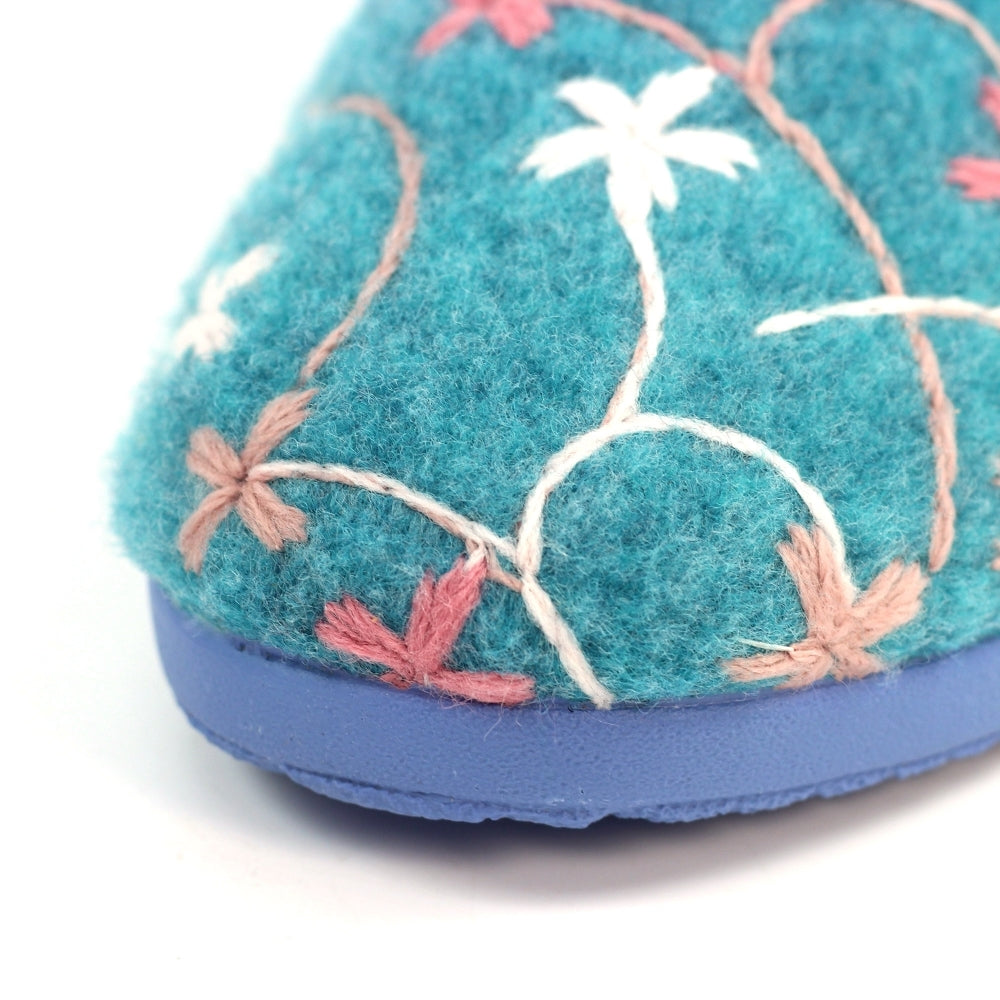 Lunar Women's KLA249 Harlow Mule Slippers Teal